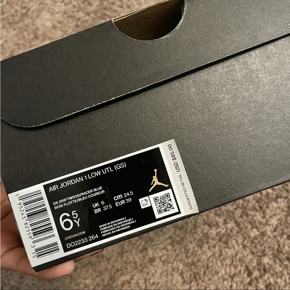 Air Jordan Low Teddy Style Sneakers - Picture 6 of 6